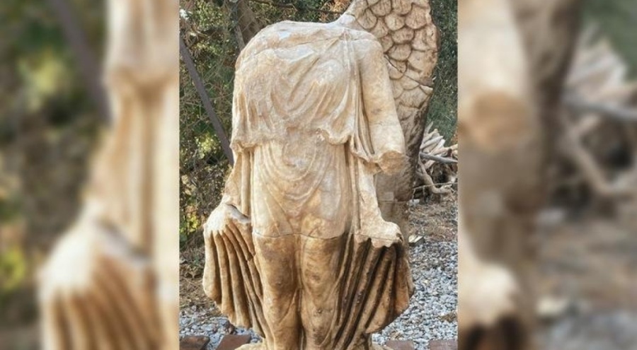 Antalya'da heykel bulundu! Tam 1800 yıllık