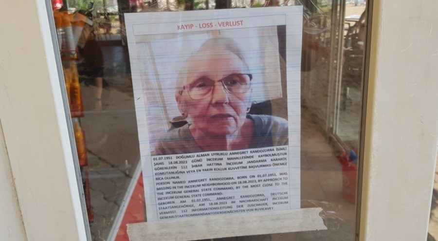 72 yaşındaki Alman kadını bulmak için çalışmalar sürüyor