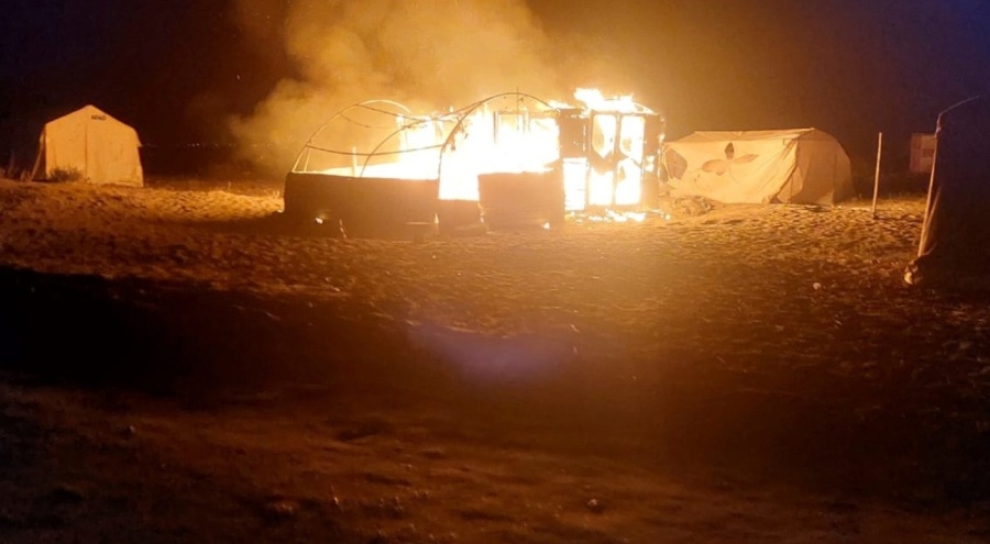 Hatay'da kamp ateşi tatilcilerin çadırına sıçradı!