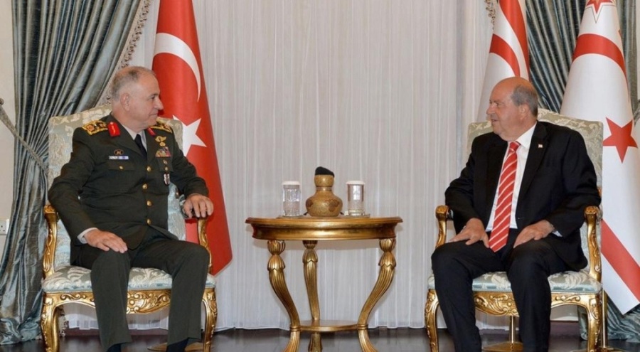 KKTC Cumhurbaşkanı, Genelkurmay Başkanı Orgeneral Gürak'ı kabul etti