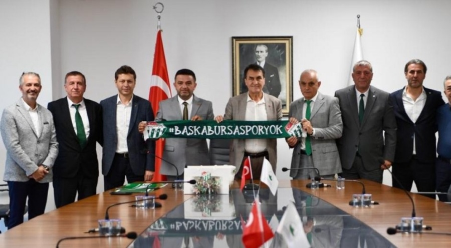 Bursaspor yönetiminden Başkan Dündar'a ziyaret