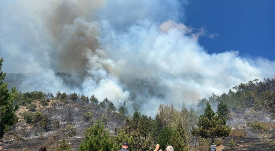 Çankırı'da korkutan yangın!