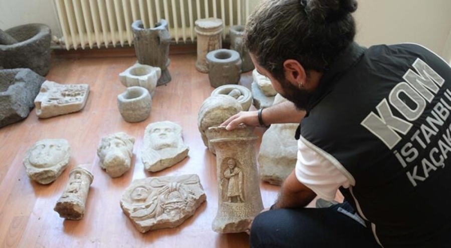 3 milyon dolarlık tarihi eser ele geçirildi