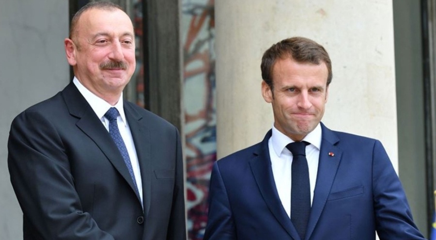 Macron ve Aliyev, Karabağ'daki durumu görüştü