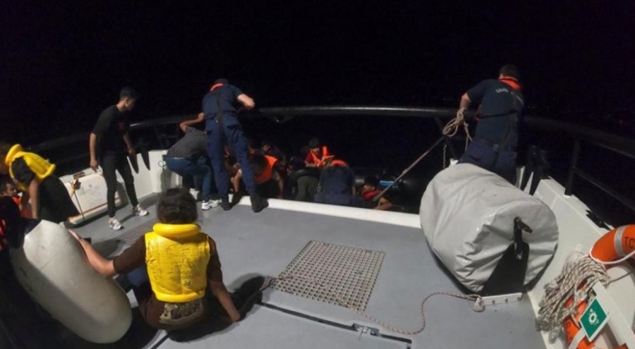 36 kaçak göçmen kurtarıldı