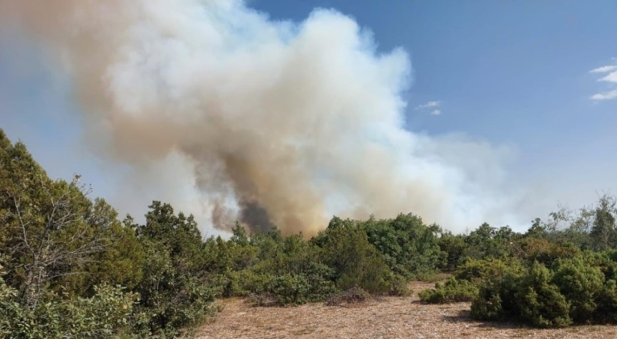 Kütahya'da korkutan yangın!