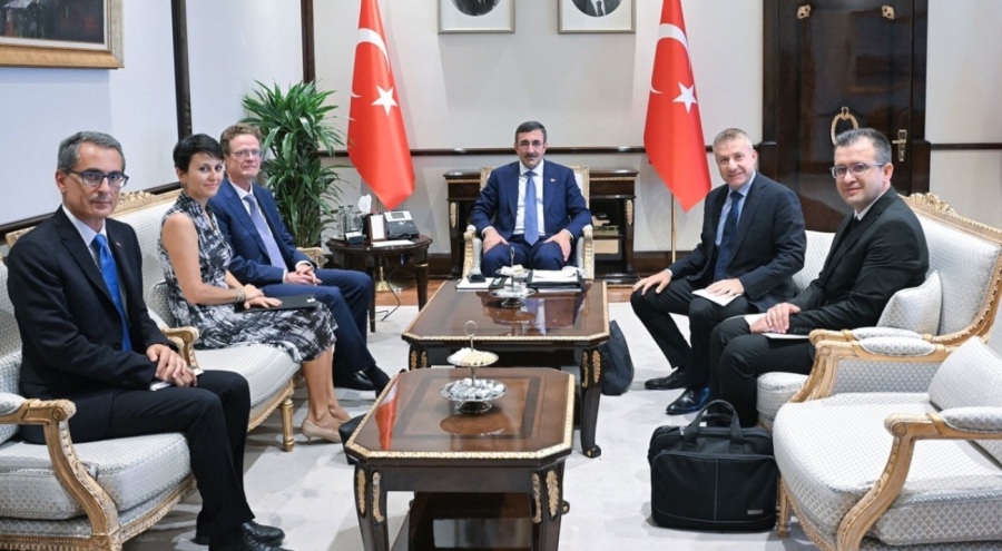 Cumhurbaşkanı Yardımcısı, Türkiye Delegasyonu Başkanı ile görüşme yaptı