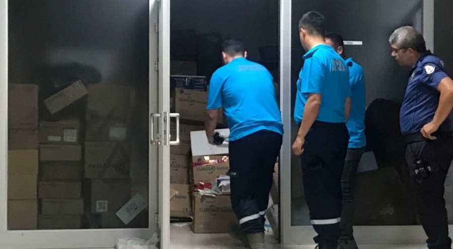 Hastaneye giren yılan panik yarattı