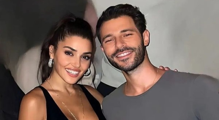 Hande Erçel, Sabancı ailesiyle ilgili sorulara tepki gösterdi! "Mikrofon ağzıma..."