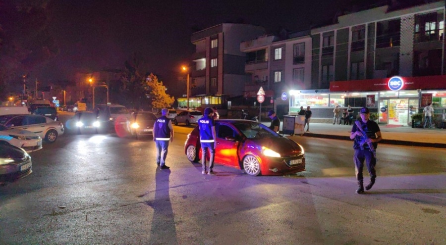 Bursa İnegöl'de 350 polis ve 150 Jandarma ile asayiş uygulaması