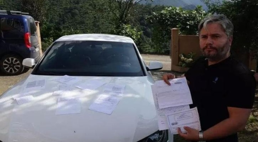 Garajdaki aracına yıllardır ceza geliyor! 'Lanetli bir araç oldu'