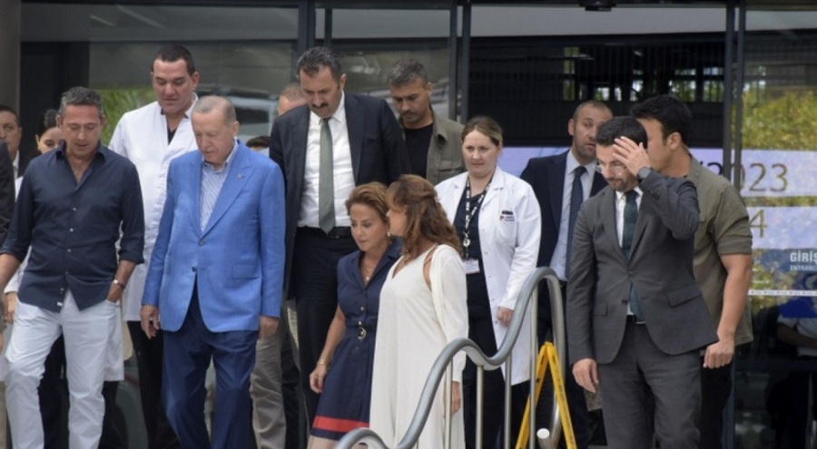 Erdoğan, Sabancı çiftini hastanede ziyaret etti