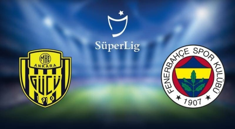 MKE Ankaragücü-Fenerbahçe maçında ilk 11'ler açıklandı