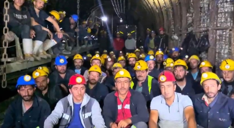 Haklarını alamayan kömür madeni işçileri, açlık grevinde!