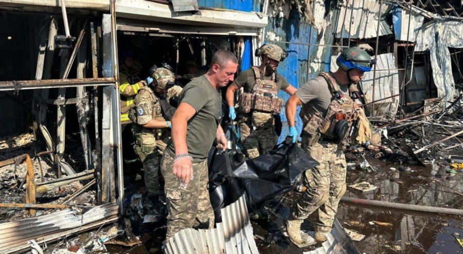 Ukrayna'nın Kostantinivka şehrine füzeli saldırı! Çok sayıda ölü