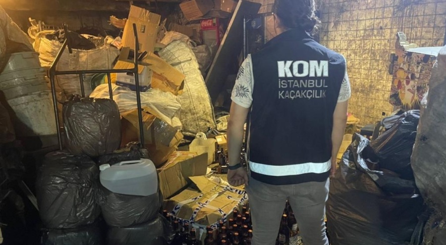 İstanbul'da son 3 ayda sahte içki üretimi ve ticareti yapan 34 kişi yakalandı