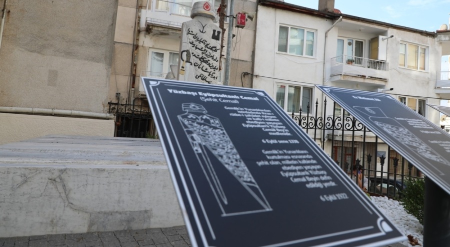 Bursa Gemlik'te şehitlik yenilendi