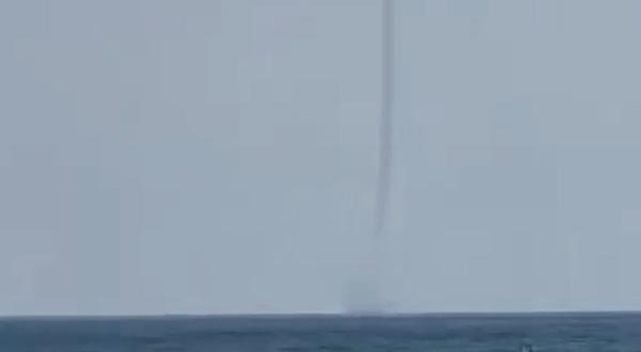 Ordu'da denizde hortum görüldü