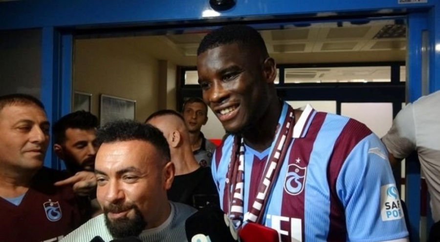 Trabzonspor'un yeni transferi Trabzon'a geldi