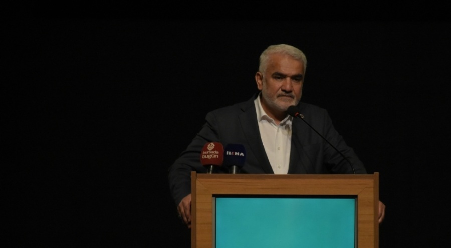 HÜDA PAR Genel Başkanı Yapıcıoğlu, Bursa'da ilçe kongresinde konuştu