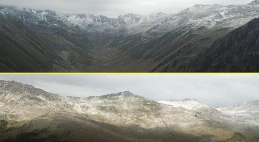 Mevsimin ilk karı yağdı!