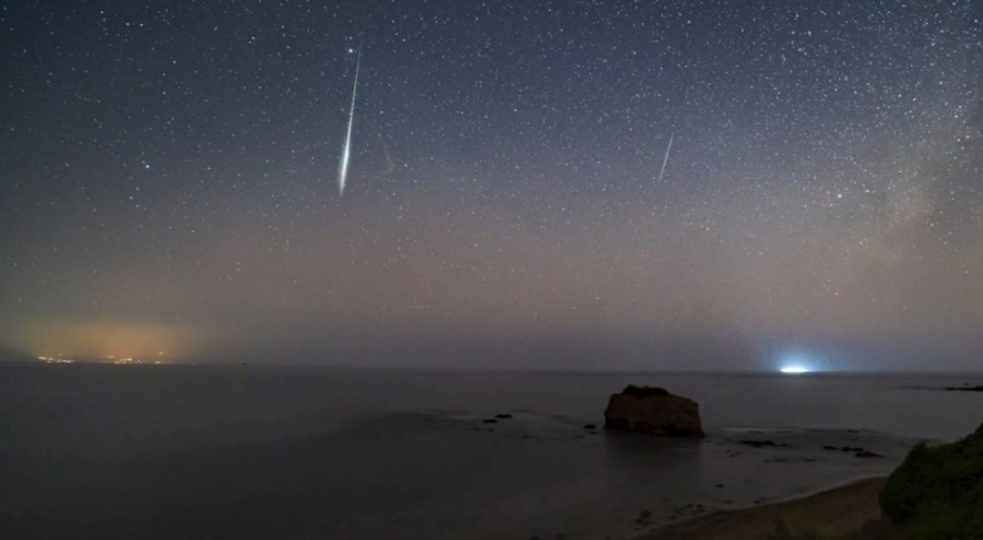 İzmir'de meteor yağmuru kaydedildi! Ateş topuna benzetildi