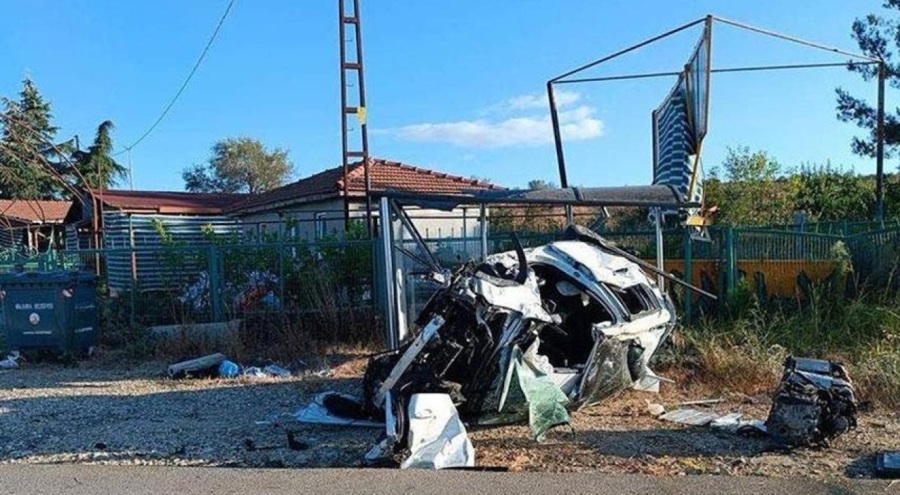 Tekirdağ'da feci kaza! Takla atan araçta feci şekilde can verdi