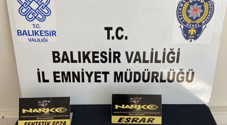 Balıkesir'de polisten 9 şüpheliye uyuşturucu operasyonu