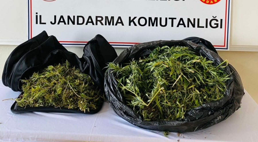 Takside, yolcunun çantalarında 6 kilo esrar çıktı! Tutuklandı