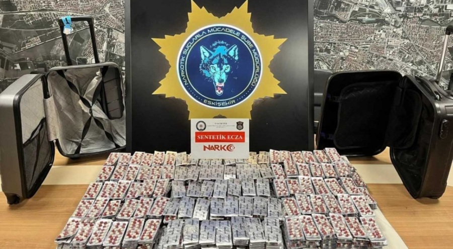 Eskişehir'de 11 bin 257 uyuşturucu hap ele geçirildi