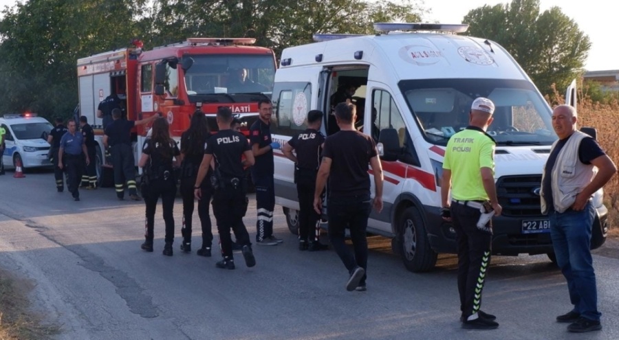 Edirne'de trafik kazası: 1 yaralı