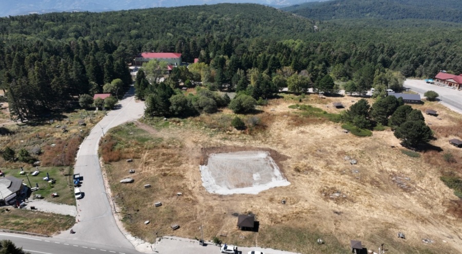 Bursa Uludağ'da 1. Derece sit alanına çakıl taşları döküldü