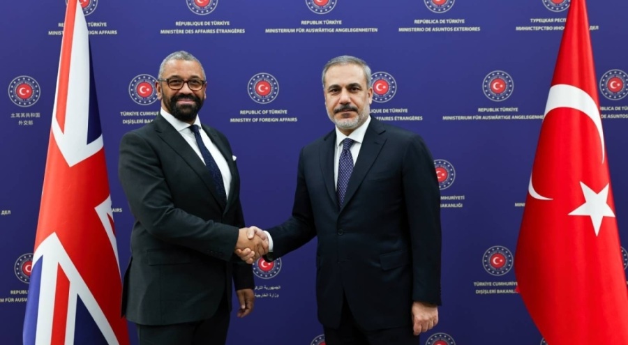 Bakan Fidan ile İngiltere Dışişleri Bakanı'ndan ortak basın açıklaması