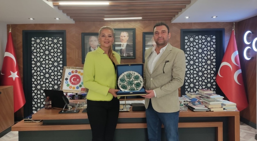 Çevikel'den MHP Bursa İl Başkanlığı'na ziyaret