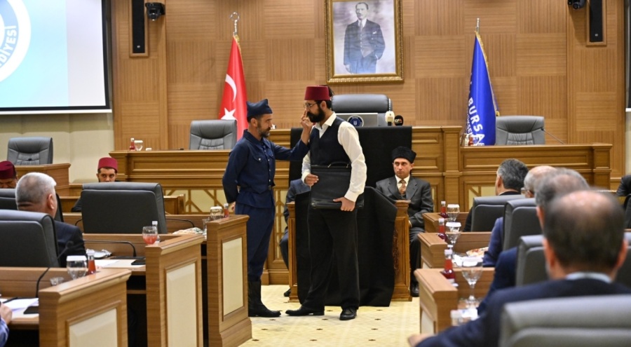 Bursa'nın kurtuluş sevinci Bursa Büyükşehir Belediyesi Meclisinde canlandırıldı