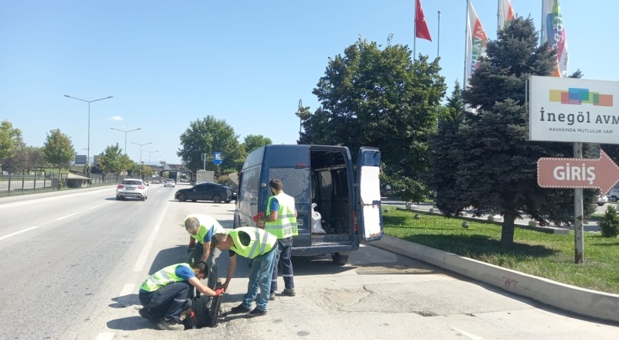 Bursa İnegöl'de kış hazırlığı