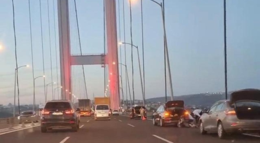 Osmangazi Köprüsü'nde aynı anda çok sayıda aracın lastikleri patlamıştı! Sebebi ortaya çıktı