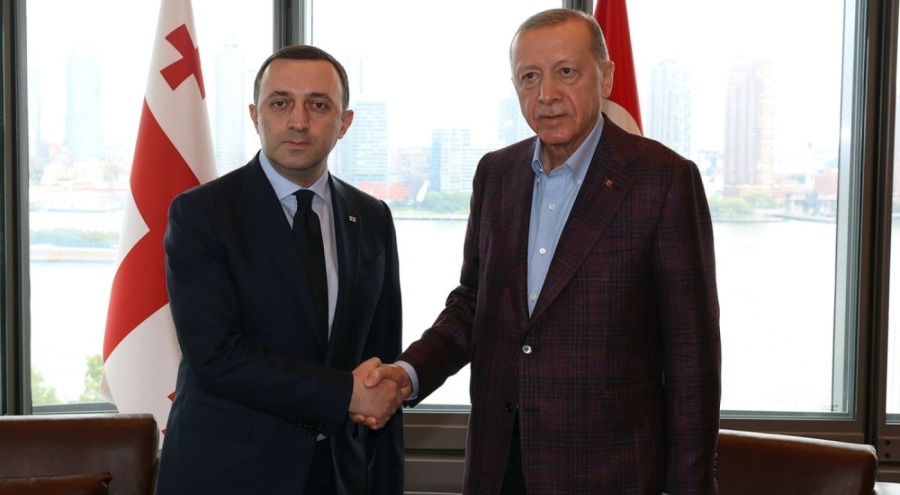 Erdoğan, Gürcistan Başbakanı Garibaşvili'yi kabul etti