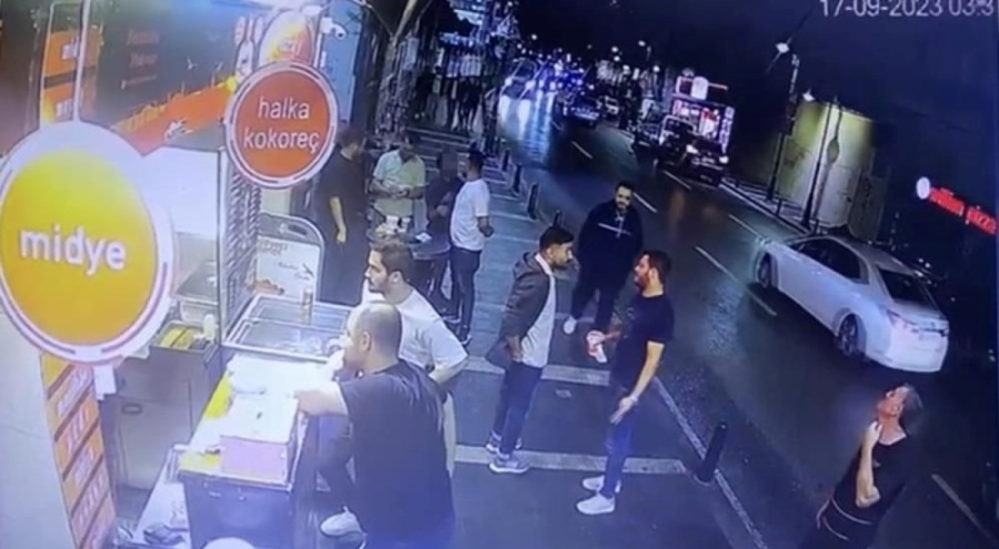 Beşiktaş'ta restoranda olay çıkaran adam müşterilere tiner fırlattı