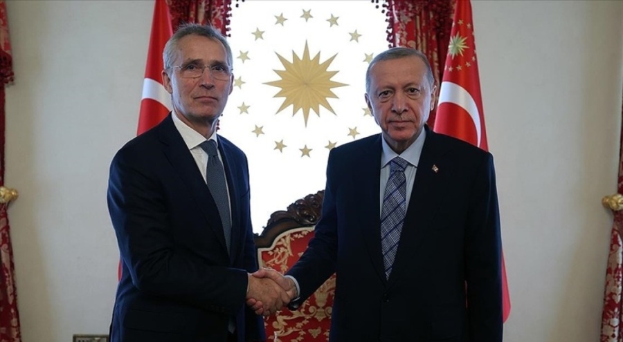 Erdoğan, NATO Genel Sekreteri Stoltenberg'i kabul etti