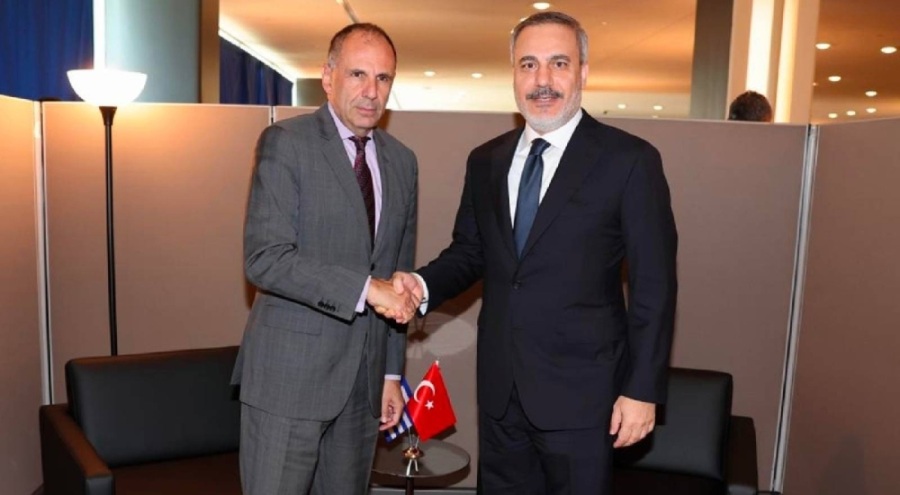 Bakan Fidan, Yunanistan Dışişleri Bakanı Giorgos ile bir araya geldi