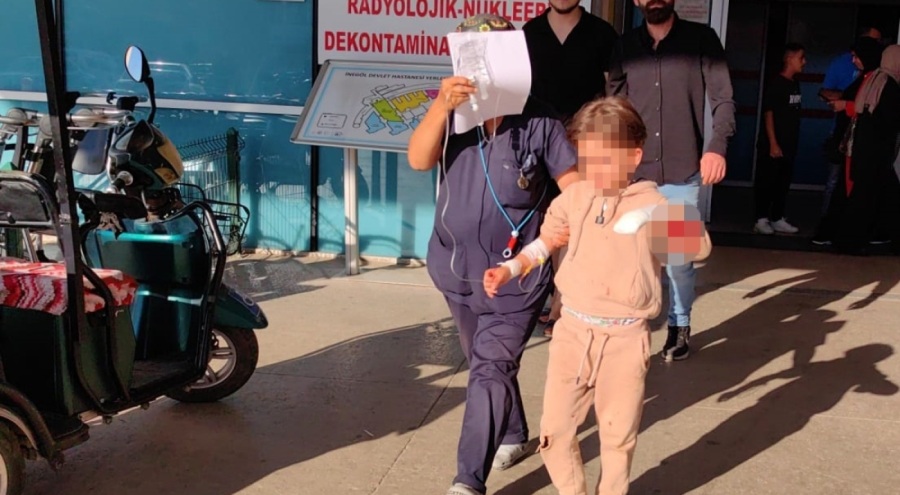 Bursa'da Suriyeli çocuğun parmakları koptu!