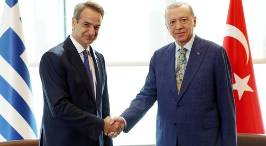 Erdoğan, New York'ta Yunanistan Başbakanı Miçotakis'i kabul etti