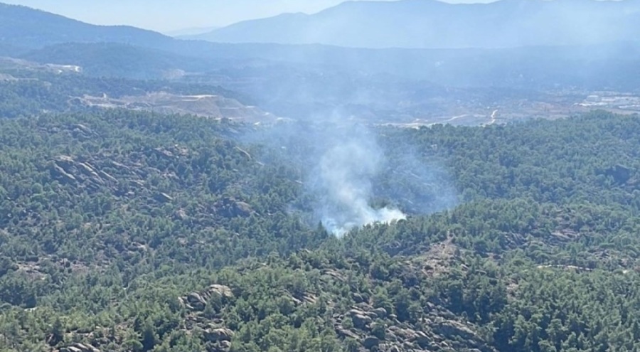 2 ilde korkutan orman yangını!