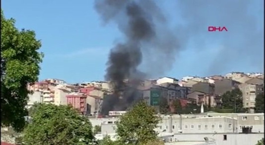 Matbaacılar Sitesi'nde yangın çıktı