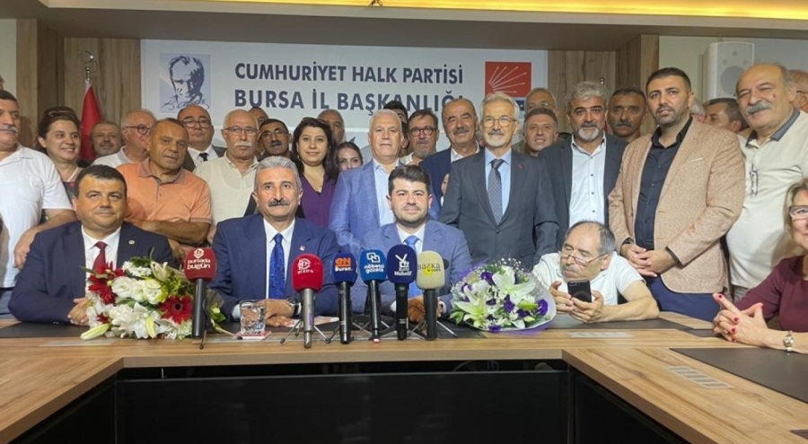 CHP Bursa'da devir teslim gerçekleşti, Turgut Özkan katılmadı!