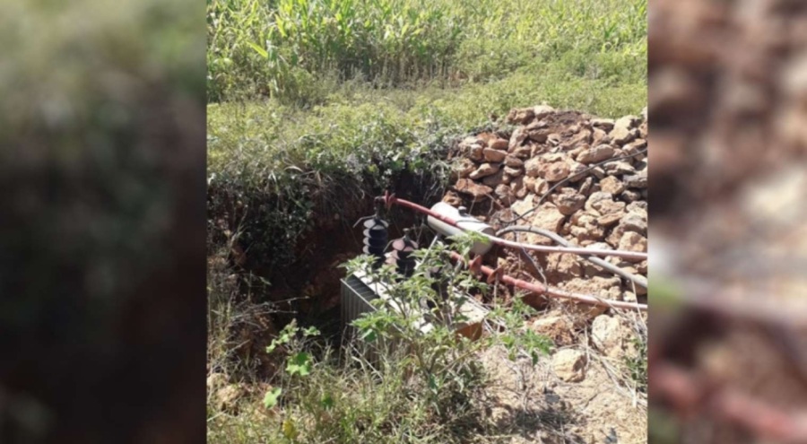 Toprağın altına gömülmüş halde bulunan kaçak trafo şoke etti!