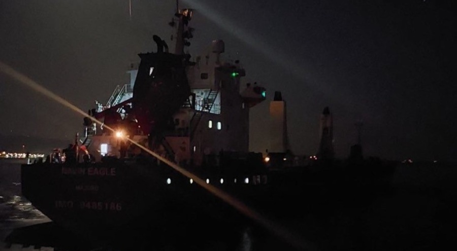 Çanakkale Boğazı'nda kargo gemisi arızalandı