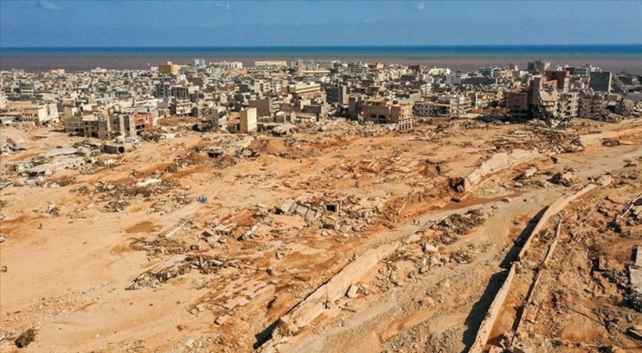 Sel felaketinin yaşandığı Libya'ya onlarca yardım uçağı gönderildi