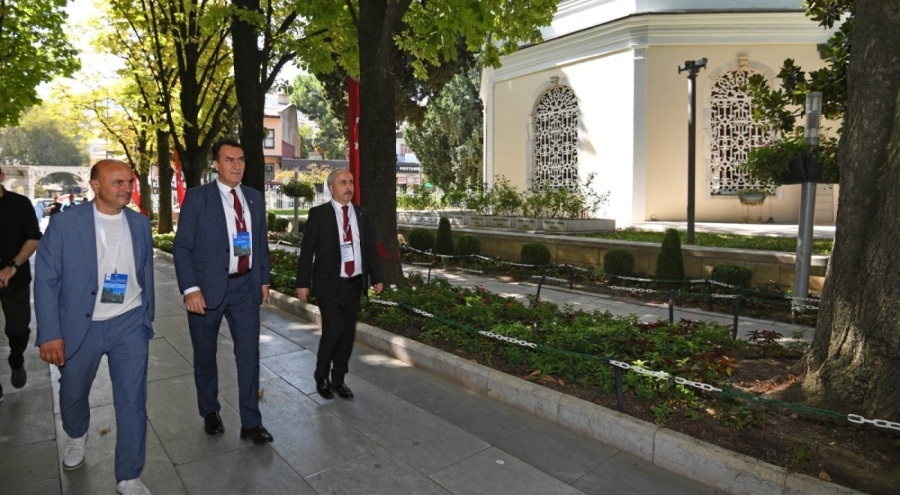 Tarihi Kentler Birliği Bölge Toplantısı katılımcıları Bursa'yı gezdi
